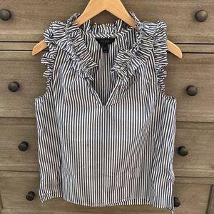 J.Crew Striped Sleeveless Top